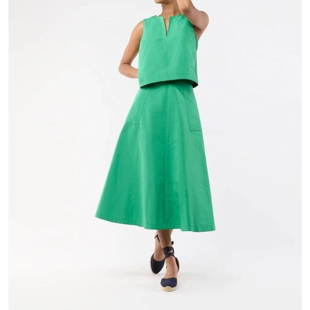 Ann Mashburn - Split-Neck Gia Shell Top & Skirt 2 Piece‎